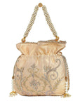 Dreamy Golden Potli Bag