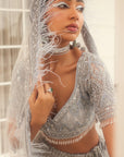 Grey Anaysha Embroidered Lehenga