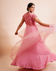 Rouge Pink Gown - WaliaJones