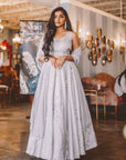 Kaila Silver Grey Lehenga Set - WaliaJones