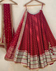 Red bridal Sharmily lehenga set - WaliaJones
