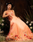 Coral Tulle Gown - WaliaJones