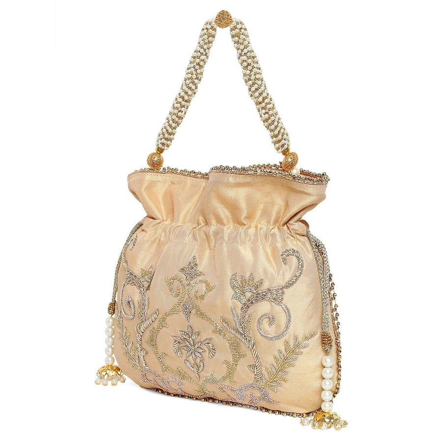 Dreamy Golden Potli Bag