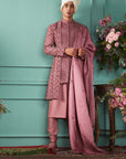 Deco Rose Sherwani Set