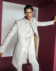 Khwaab Open Sherwani Set