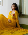 Genda Anarkali Set