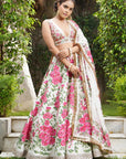 Ivory Hand Painted Lehenga Set