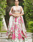 Ivory Hand Painted Lehenga Set