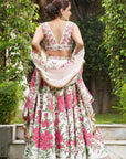 Ivory Hand Painted Lehenga Set