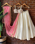 Ivory Swan Lehenga Set