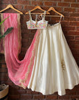 Ivory Swan Lehenga Set