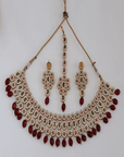 Kundan Beaded Necklace Set - WaliaJones