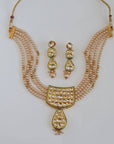 Kundan Necklace Set with Earrings - WaliaJones