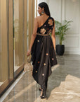 Lasha Drape Saree with Pants Set - WaliaJones