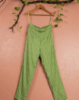 Meheni Green Bandani Print Anakarli with Straight Pants - WaliaJones