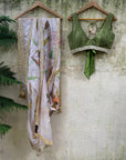 Moss Green Lehenga Set with Hand Painted Dupatta - WaliaJones