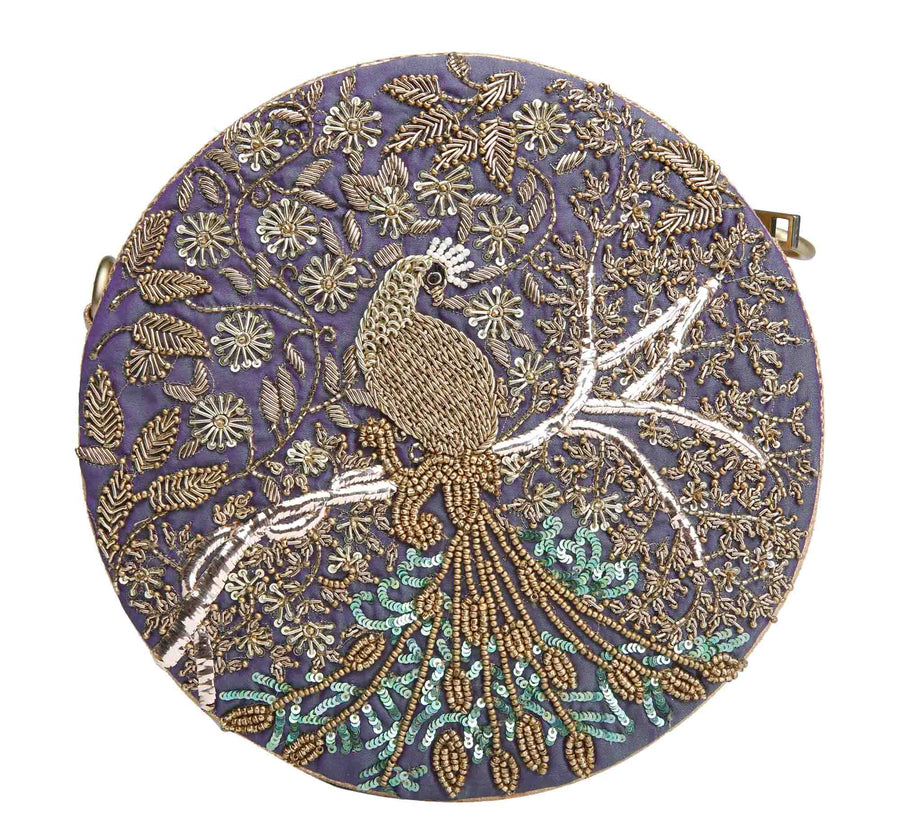 Peacock Ornate Sling Bag - WaliaJones